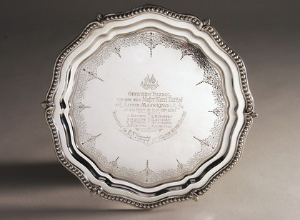 Boer War Silver Salver - Relief of Mafeking